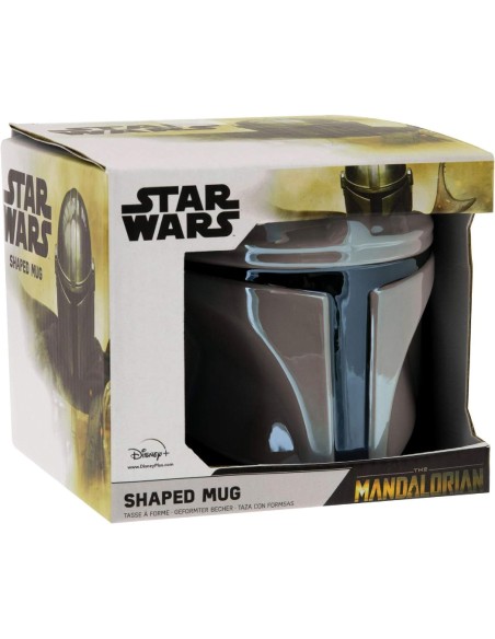 Taza de Cerámica Star Wars Modelo Casco de Mandalorian