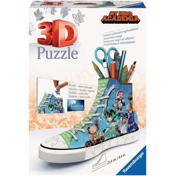 Puzzle 3D My Hero Academia Modelo Sneaker