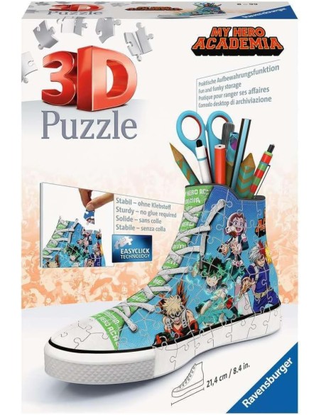 Puzzle 3D My Hero Academia Modelo Sneaker
