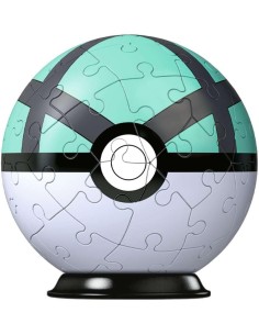 Puzzle 3D Pokemon Pokeballs Modelo Malla Ball