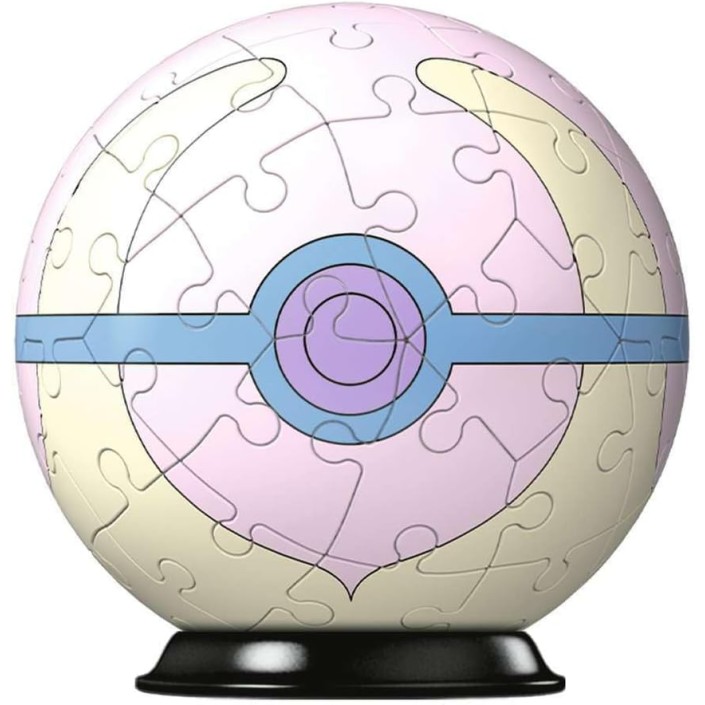 Puzzle 3D Pokemon Pokeballs Modelo Sana Ball