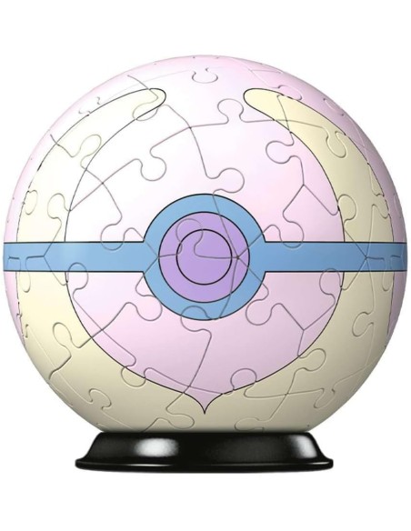 Puzzle 3D Pokemon Pokeballs Modelo Sana Ball