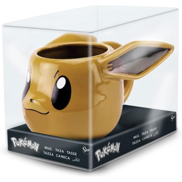 Taza de Cerámica 3D Pokemon Modelo Eevee