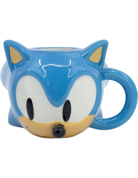Taza de Cerámica 3D Sonic The Hedgehog Modelo Sonic