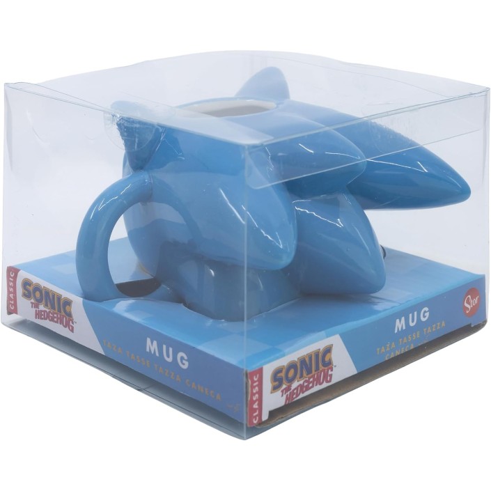 Taza de Cerámica 3D Sonic The Hedgehog Modelo...