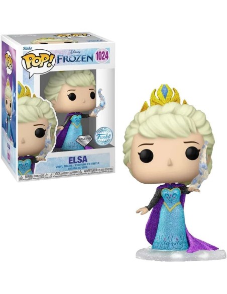 Figura Funko Pop! Disney Frozen Elsa Modelo 1024 | 66647 Edición Especial Diamond Collection
