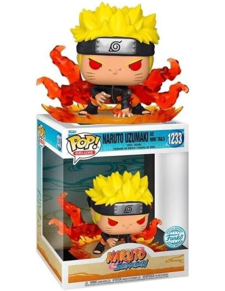 Figura Funko Pop! Deluxe Animación Naruto Shippuden Naruto Uzumaki en forma de nueve colas Modelo 1233 | 60296 Edición Especial