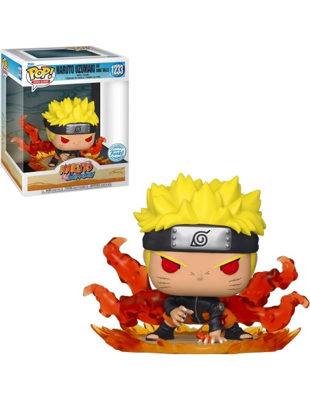 Figura Funko Pop! Deluxe Animación Naruto Shippuden Naruto Uzumaki en forma de nueve colas Modelo 1233 | 60296 Edición Especial