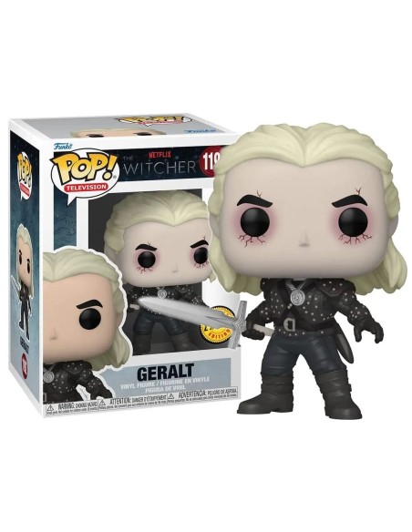 Figura Funko Pop! Televisión The Witcher Geralt Modelo 1192 | 57814 Edición Chase