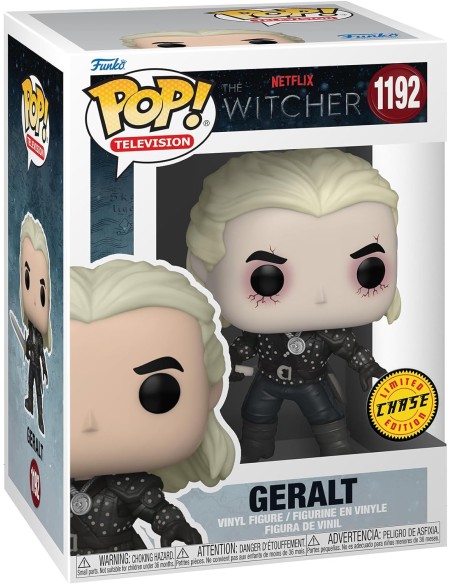 Figura Funko Pop! Televisión The Witcher Geralt Modelo 1192 | 57814 Edición Chase