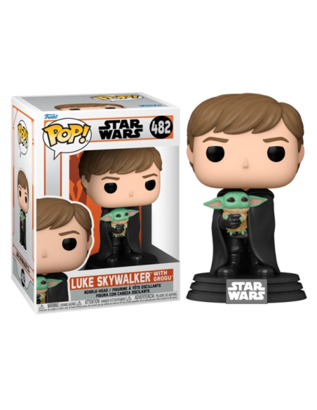 Figura Funko Pop! Star Wars Luke Skywalker con Grogu Modelo 482 | 58290