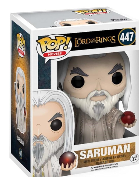 Figura Funko Pop! Películas El Señor de los Anillos Saruman Modelo 447 | 13555