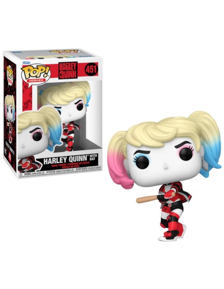 Figura Funko Pop! DC Héroes Harley Quinn con Bate Modelo 451 | 65614