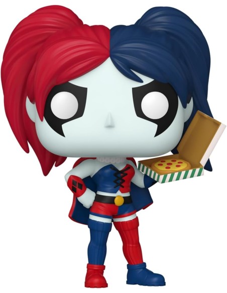 Figura Funko Pop! DC Héroes Harley Quinn con Pizza Modelo 452 | 65615