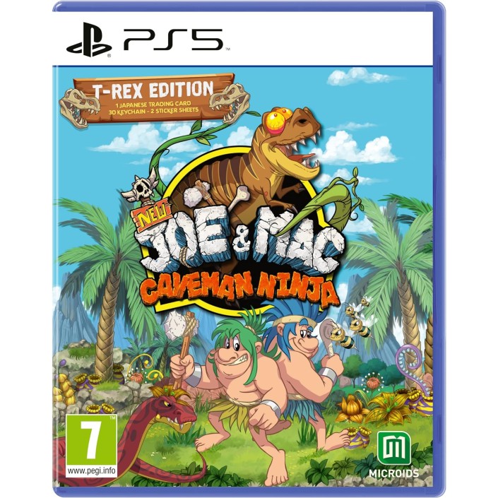 Juego New Joe & Mac: Caveman Ninja T-Rex...