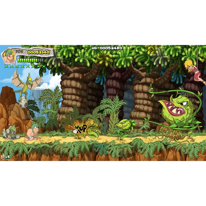 Juego New Joe & Mac: Caveman Ninja T-Rex...