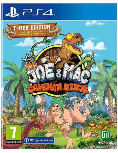 Juego New Joe & Mac: Caveman Ninja T-Rex Edition para Playstation 4 | PS4
