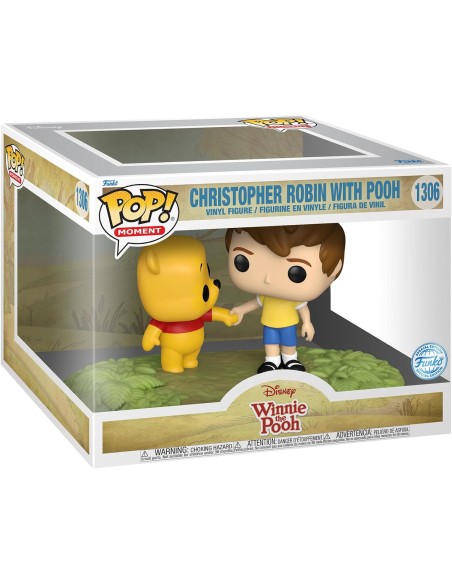 Figura Funko Pop! Moment Disney Christopher Robin con Winnie the Pooh Modelo 1306 | 68231 Edición Especial