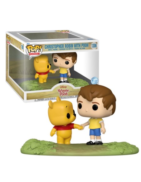 Figura Funko Pop! Moment Disney Christopher Robin con Winnie the Pooh Modelo 1306 | 68231 Edición Especial