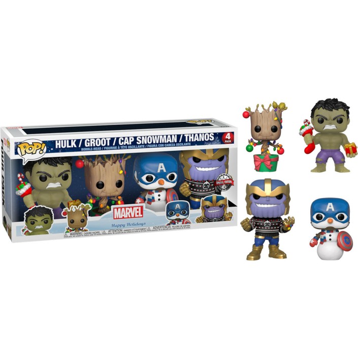 Figura Funko Pop! Marvel Happy Holidays Hulk|...