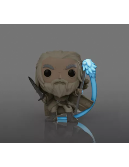 Figura Funko Pop! Películas El Señor de los Anillos Gandalf El Blanco Modelo 1203 | 62339 Edición Especial Brilla Oscuridad
