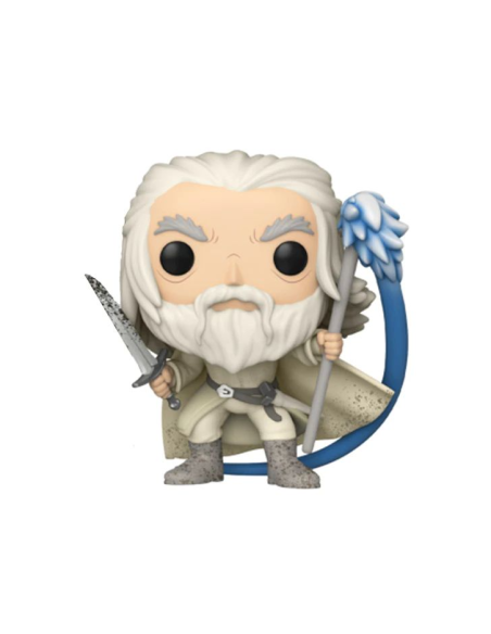 Figura Funko Pop! Películas El Señor de los Anillos Gandalf El Blanco Modelo 1203 | 62339 Edición Especial Brilla Oscuridad