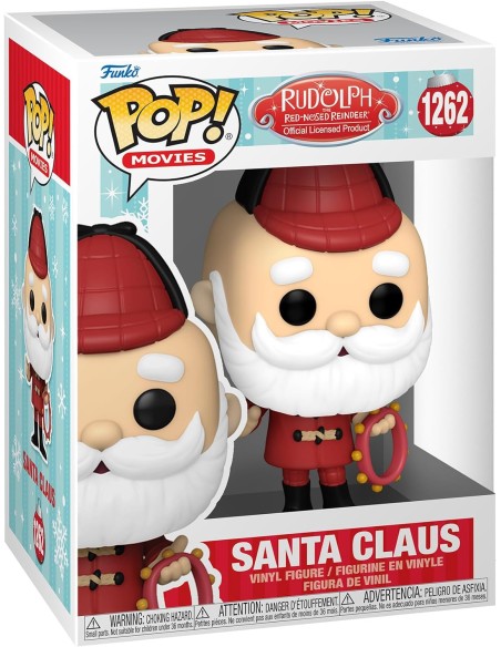 Figura Funko Pop! Películas Rudolph El Reno de la Nariz Roja Santa Claus Modelo 1262 | 64344