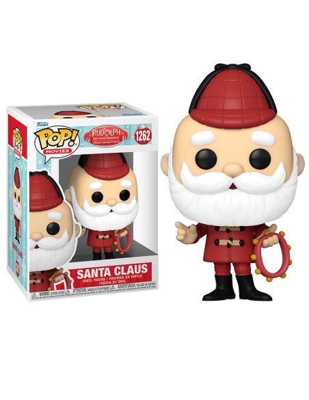Figura Funko Pop! Películas Rudolph El Reno de la Nariz Roja Santa Claus Modelo 1262 | 64344
