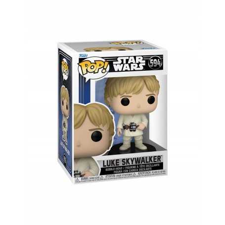 Figura Funko Pop! Star Wars Luke Skywalker Modelo 594 | 67536 | Caja Dañada Outlet