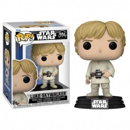 Figura Funko Pop! Star Wars Luke Skywalker Modelo 594 | 67536 | Caja Dañada Outlet