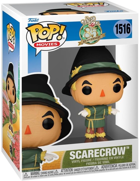 Figura Funko Pop! Películas 85 Aniversario El Mago de Oz Espantapájaros Modelo 1516 | 75975