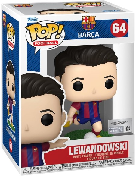 Figura Funko Pop! Football Barça Robert Lewandowski Modelo 64 | 72236