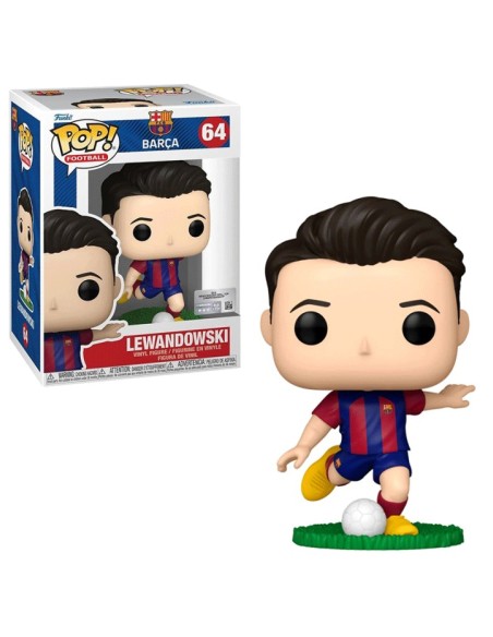 Figura Funko Pop! Football Barça Robert Lewandowski Modelo 64 | 72236