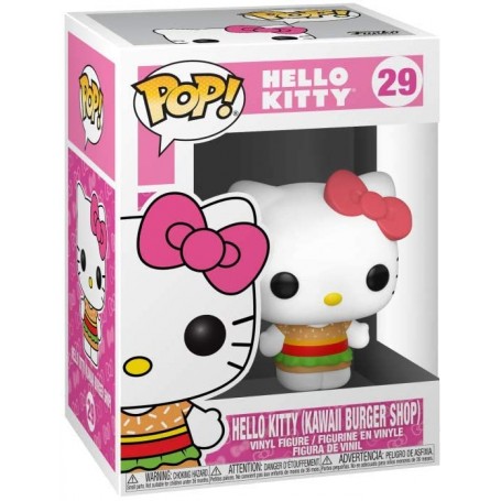 Figura Funko Pop! Hello Kitty Kawaii Burguer Shop Modelo 29 | 43472
