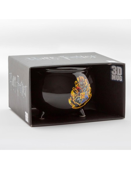 Taza de Cerámica Abystyle Harry Potter Modelo Caldero con Escudo