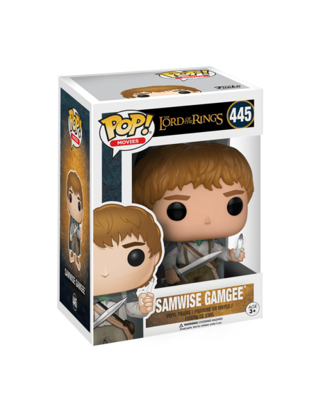 Figura Funko Pop! Películas El Señor de los Anillos Samwise Gamgee Modelo 445 | 13553