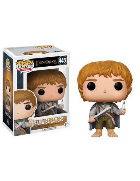 Figura Funko Pop! Películas El Señor de los Anillos Samwise Gamgee Modelo 445 | 13553