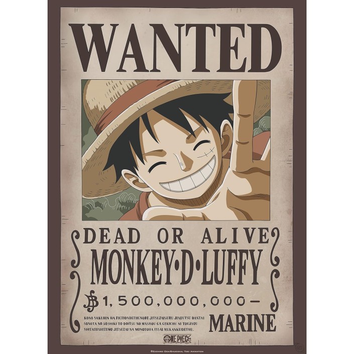 Poster Chibi Abystyle One Piece Modelo Wanted...