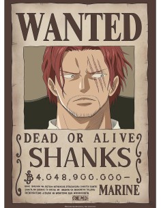 Poster Chibi Abystyle One Piece Modelo Wanted Shank