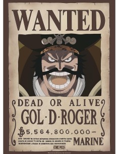 Poster Chibi Abystyle One Piece Modelo Wanted Gold D. Roger