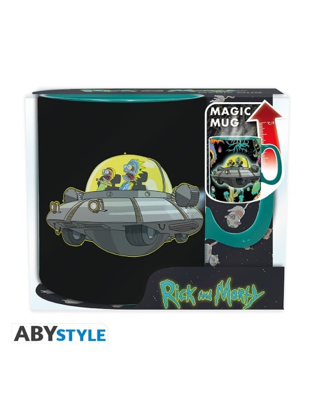 Taza Térmica de Cerámica Abystyle Rick & Morty Modelo Spaceship