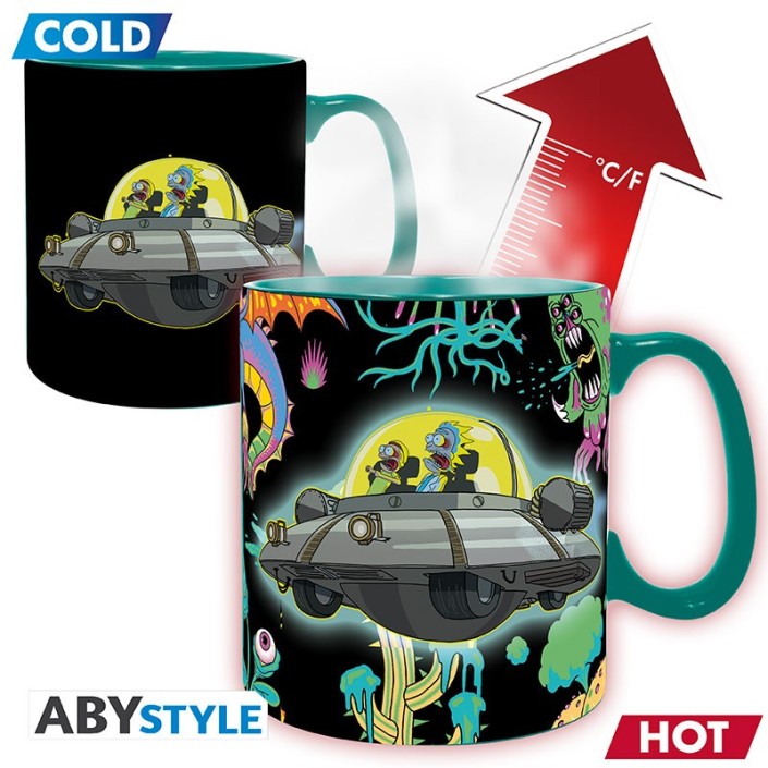 Taza Térmica de Cerámica Abystyle Rick & Morty...