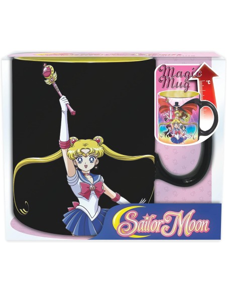 Taza Térmica de Cerámica Abystyle Sailor Moon Modelo Grupo