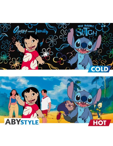 Taza Térmica de Cerámica Abystyle Disney Modelo Lilo & Stitch