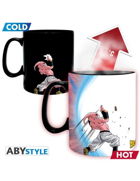Taza Térmica de Cerámica Abystyle Dragon Ball Modelo Goku Vs Buu