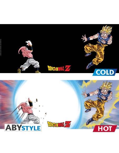 Taza Térmica de Cerámica Abystyle Dragon Ball Modelo Goku Vs Buu
