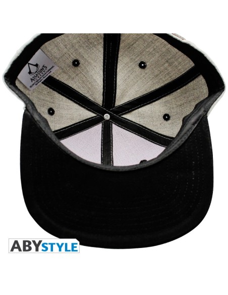 Gorra Abystyle Assassin´s Creed Modelo Crest Color Gris