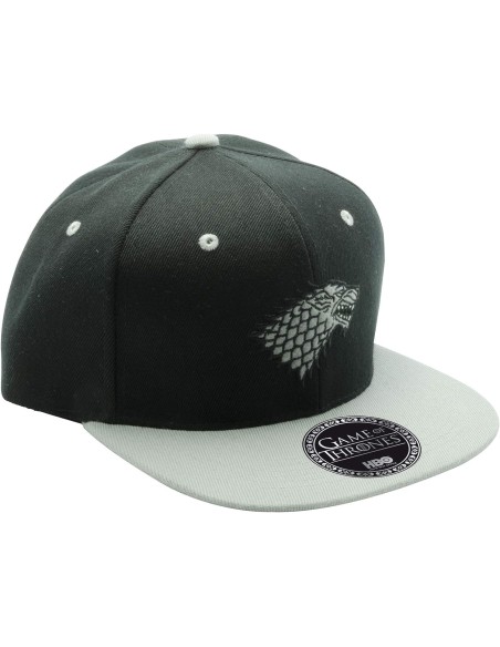 Gorra Abystyle Juego de Tronos Modelo Stark Color Negra
