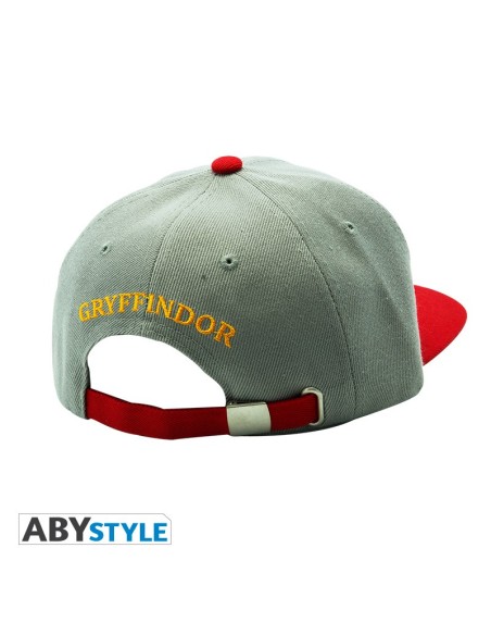 Gorra Abystyle Harry Potter Modelo Gryffindor Color Gris