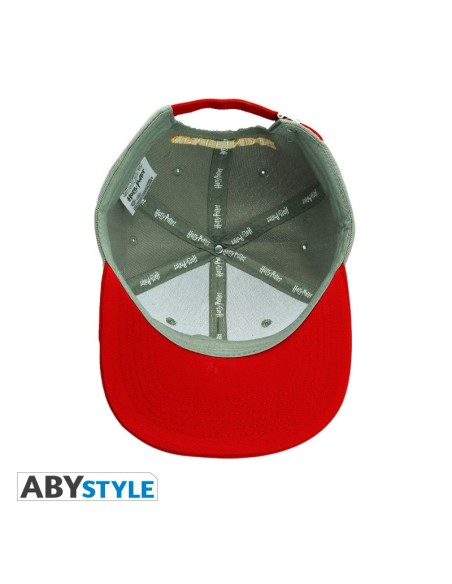 Gorra Abystyle Harry Potter Modelo Gryffindor Color Gris